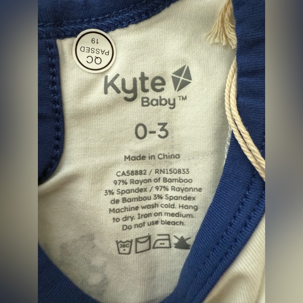 NWT Kyte Baby Royal Shell Bubble Romper - Size 0-3 mo & 6-12 mo - Picture 3 of 6